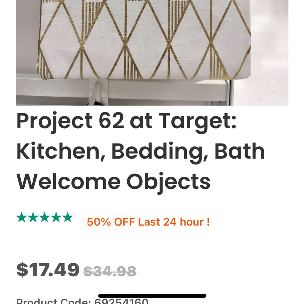 Project 62 shower curtain in metallic Diamond